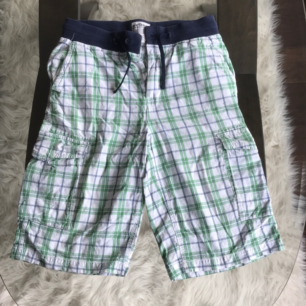 Urban Pipeline Green and White Cargo Shorts